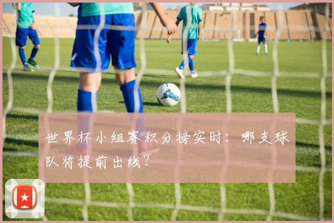 世界杯小组赛积分榜实时:哪支球队将提前出线?